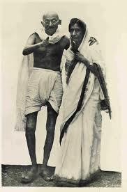 Gandhi with Rajkumari Amrit Kaur