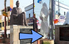 Authorities Cover Statue Of Swami Vivekananda With Burqa on Bakrid