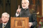 PM Modi at the British Parliament in London, United Kingdom