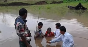 India : Baptizing Tribal Hindus to Christianity  In Orissa