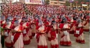Video : 1008 Hindu ladies in Facemasks Sing ‘Shiv Tandava Stotram’