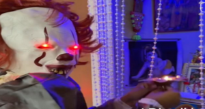 Video : Pennywise Doing Diwali Puja As Its On The Same Day As Halloween