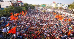 Video : Mass Hindu Protests Against Animal Slaughter On Hindu Religous Site