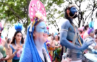 Video :  Krishna Becomes The Focus Of Afro-Brazilian Carnival