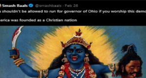 MAGA Christian Cult Losing Their ‘Heads’ Over Goddess Kali